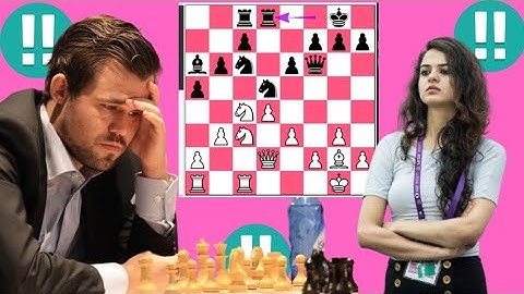 Crazy Tania Sachdev vs Magnus Carlsen 1