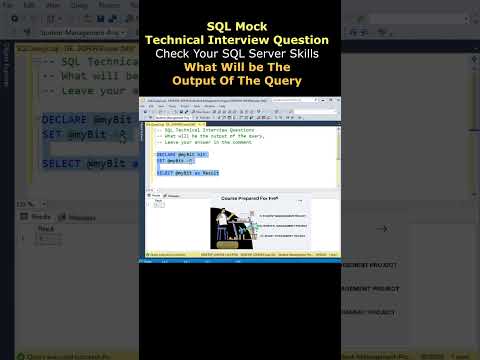 sql mock interview