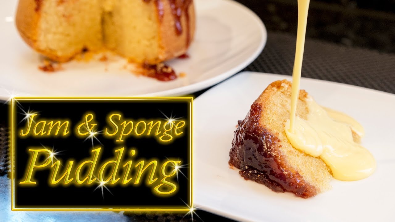 Jam & Sponge pudding