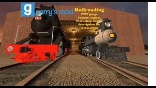 Steam Railroading in Garry's Mod (Custom trainbuild engines)
