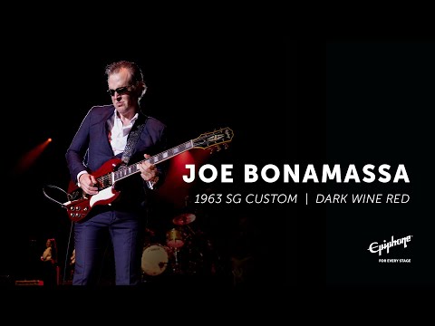 Epiphone Joe Bonamassa 1963 SG Custom in Dark Wine Red