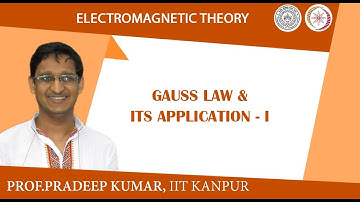 Gauss’s Law & its application-I