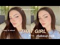 Easy &amp; natural Pinterest inspired makeup 🤎☁️ grwm