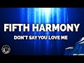 Fifth Harmony - Don