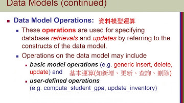 Chapter02-Database System Concepts and Architecture-01 data model