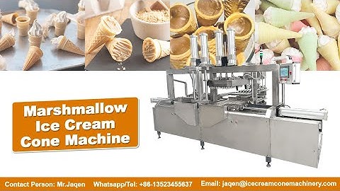 Mini Marshmallow Cone Making Machine|Automatic Mini Wafer Cone Making Machine|Ice Cream Cone Machine