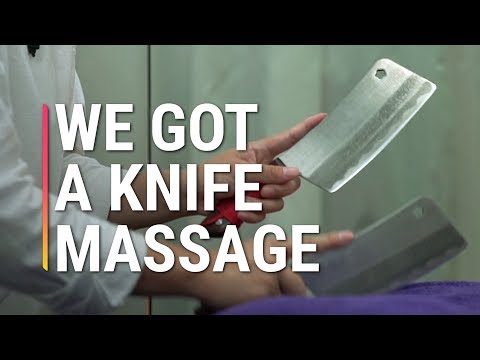 We Got A Knife Massage In Taiwan