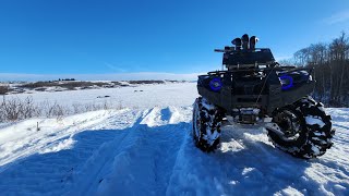 : trying out the itp mudlite 2's in the deep snow