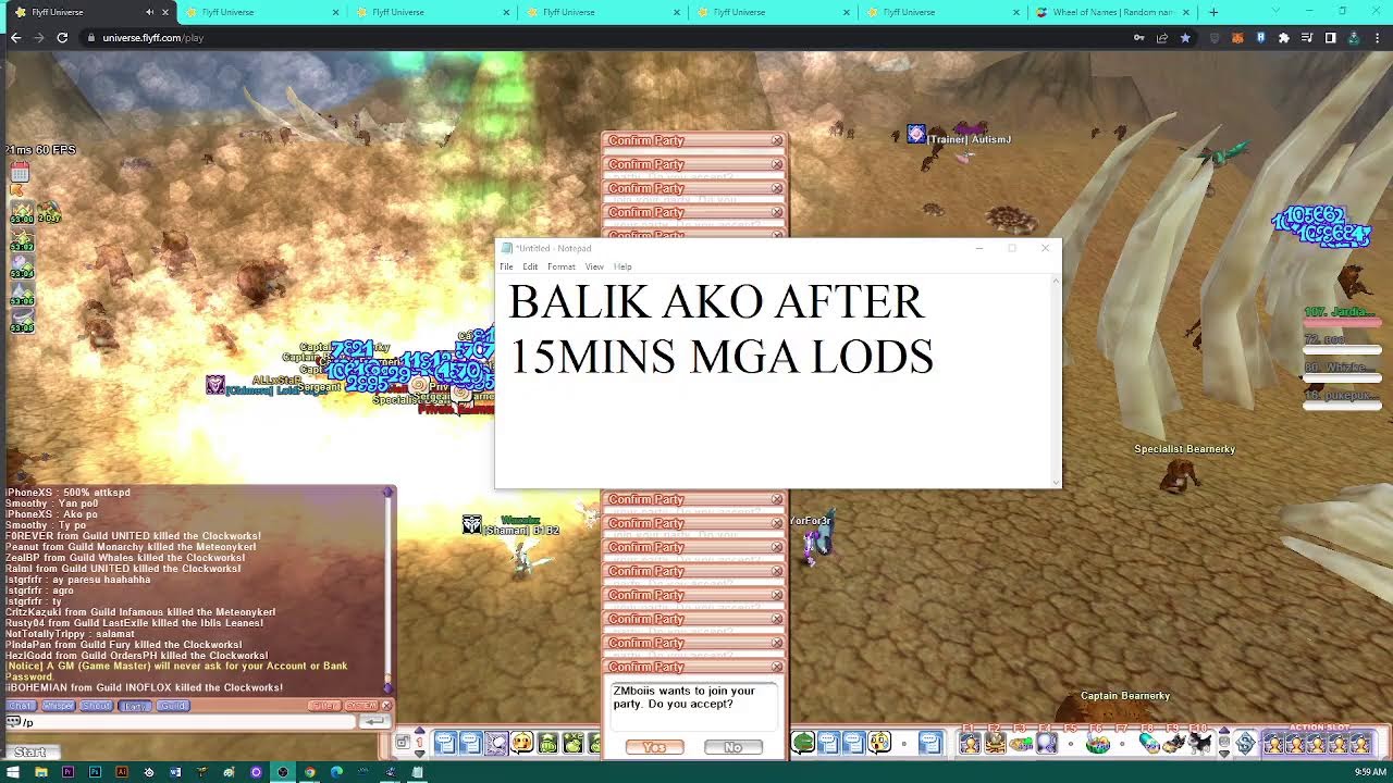 GUILD SIEGE (LAWOLF) | FLYFF UNIVERSE