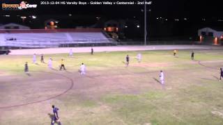 20131204 HS Varsity Boys   Golden Valley v Centennial Highlights