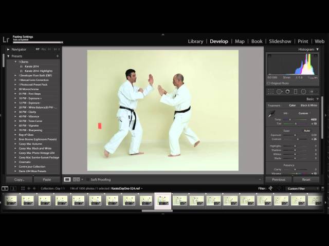 Editing Large Quantities of Karate Photographs in ...