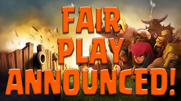 Clash of Clans - BREAKING NEWS - Fair Play Announced!! - HACKING / MODDING = BANNED