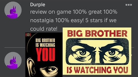 Big brother is watching you