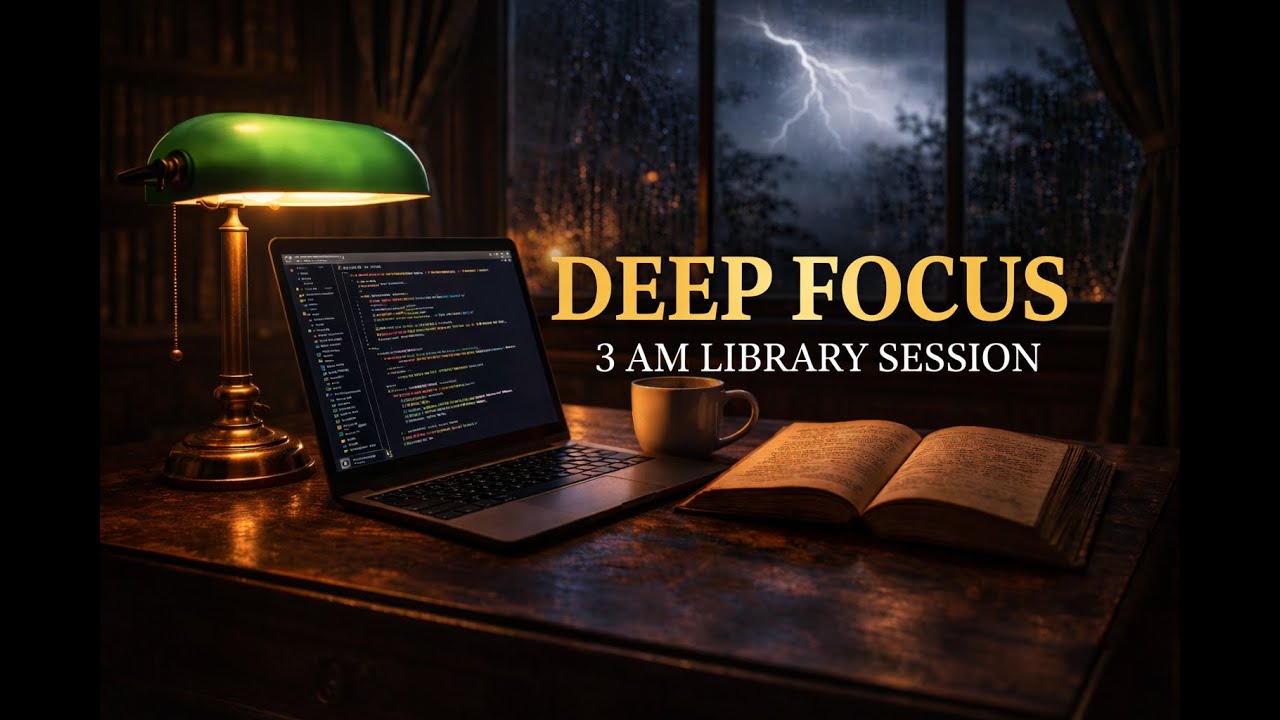 3 AM Dark Library 📚 Deep Lofi Beats for Extreme Focus & Execution 2026 adlı videoyu YouTube'da izle 3 AM Dark Library 📚 Deep Lofi Beats for Extreme Focus & Execution 2026 adlı videoyu YouTube'da izle