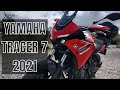 Yamaha Tracer 7 (2021) 🏍️ Probefahrt, Walkaround, Soundcheck (DEUTSCH) 🏍️ VLOG168