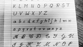 4 Types Of Alphabets Writing. - Youtube