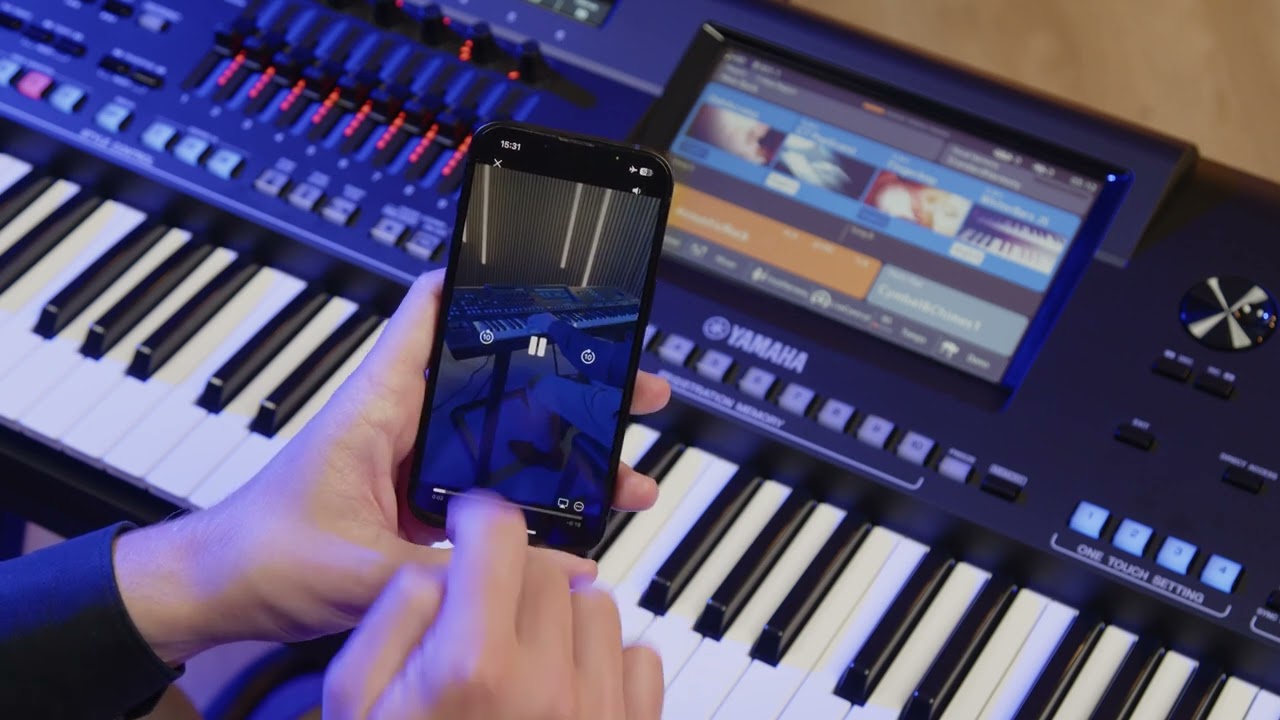 Yamaha Genos 2 ~ How To Use Rec'n'Share Free App  