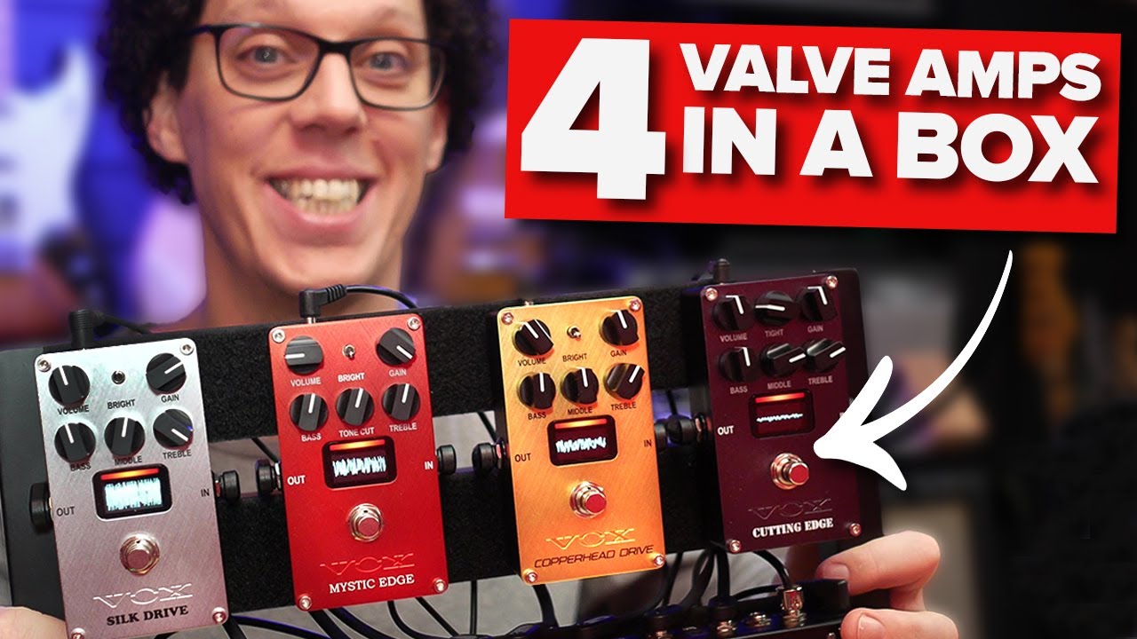 Vox Valvenergy Series - Overdrive Pedals Powered By NuTube