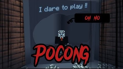 Escape from POCONG | Horror map (Minecraft)