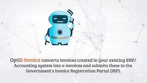 OptiE-Invoice | Best E-Invoicing Software | E-Invoicing In SAP, Tally & Other ERP