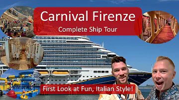 Carnival Firenze Ship Tour: Your First Look At Public Spaces On Board!