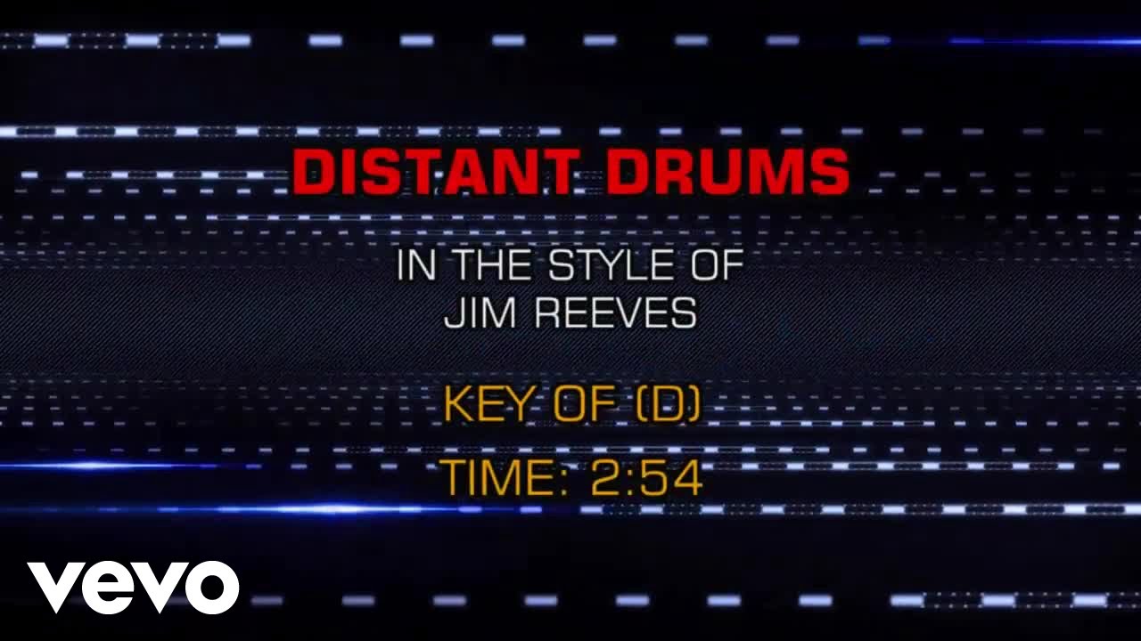 Jim Reeves - Distant Drums (Karaoke) - YouTube
