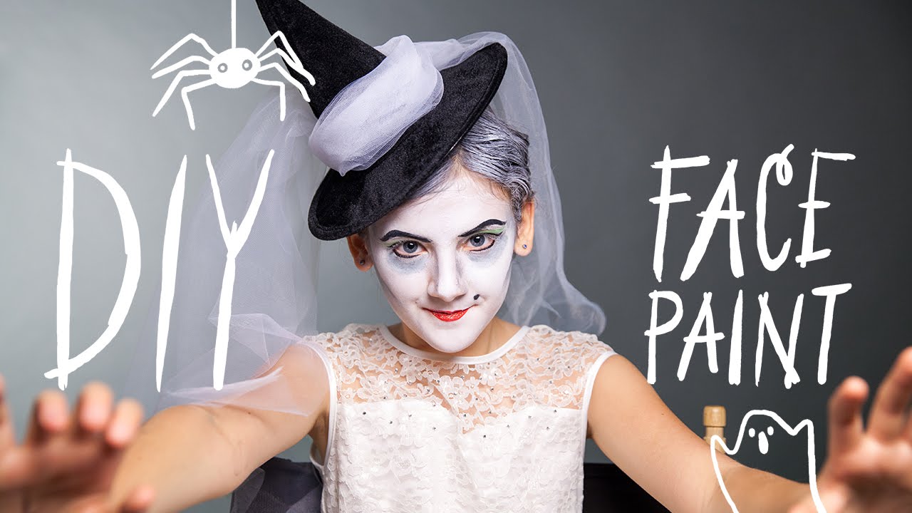 Diy Face Paint: Witch Makeup For Halloween - Youtube