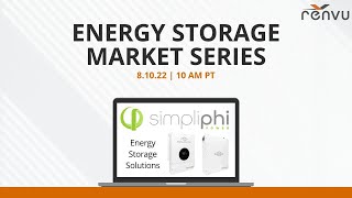 Energy Storage Market Series with SimpliPhi Power (Live Demo) | RENVU