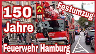 Fahrzeugkorso 150 Jahre Feuerwehr Hamburg