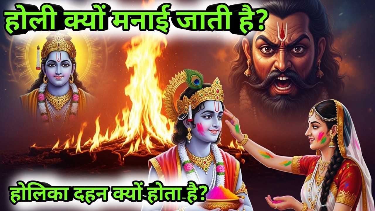 होली क्यों मनाई जाती है?होलिका दहन क्यों होता है?जानिए असली सच्चाई और होली की पौराणिक गाथा। Dharmik