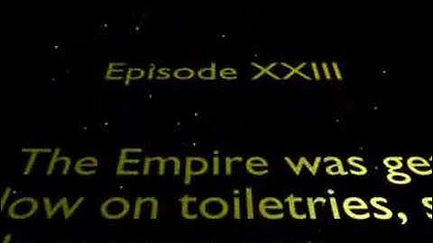 Blender Star Wars Intro Test