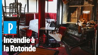 Le restaurant la Rotonde ravagé par un incendie