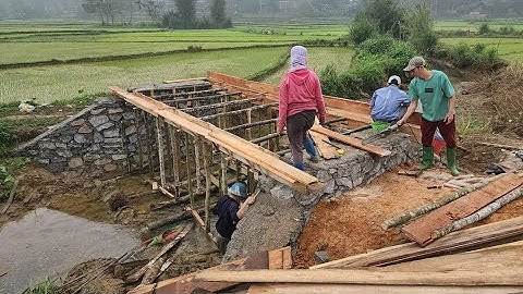 Nhanh như điện cầu Mường Bắc Ghép cô phá 2 ngày đổ mặt cầu. Nguyễn Tất Thắng