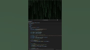 💾 Create a Dynamic Matrix Rain Effect | CSS + JavaScript Animation 🧪 #syntaxsorcery