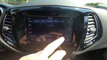 How to Manually Tune Radio Station in Jeep Compass II ( 2017 - now )