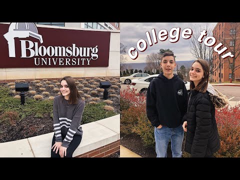 bloomsburg university tour+vlog!