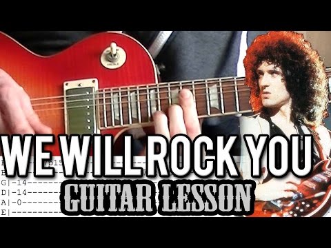 queen---we-will-rock-you-solo-guitar-lesson-(with-tabs)