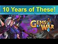Gems of War: Event Objectives | Sword's Edge Guild War Teams, 10 Years of These! Campaign Final Week
