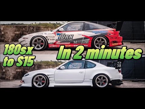 1/10 TOYO S15 SILVIA  マフラー、ウィング付き 1/10 TOYO S15 SILVIA マフラー、ウィング付き