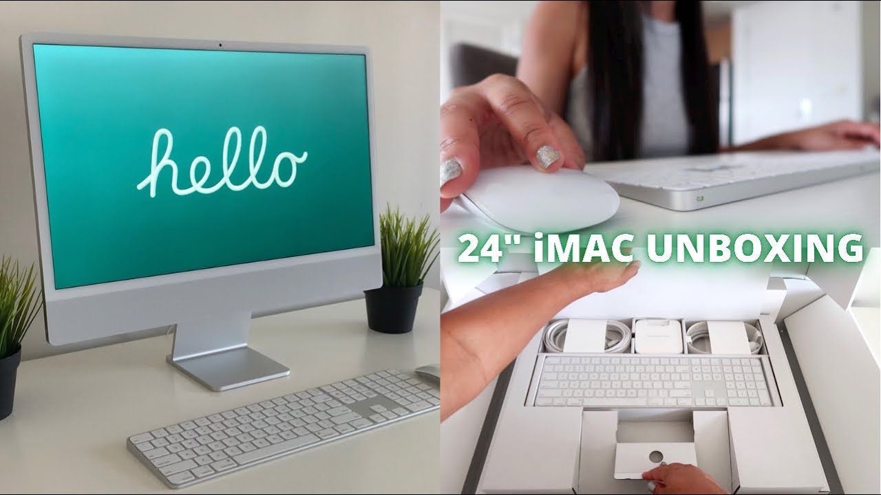 New 24” Apple iMac! Unboxing & Setup YouTube