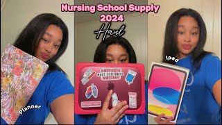 Nursing school supply haul 2024  #nursingschool , #nursingschoolvlog, #nursingstudent #haul