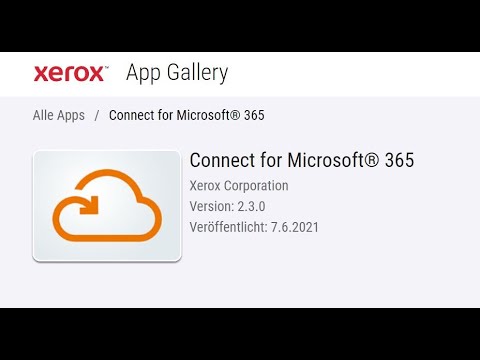 Xerox App für Microsoft 365