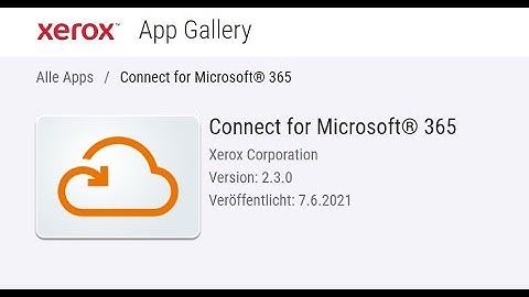 Xerox App für Microsoft 365