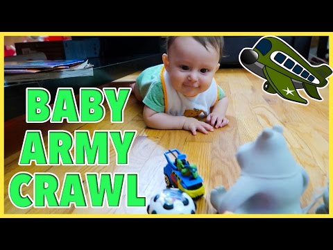 Image result for army crawl baby