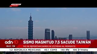 🚨¡Última Hora! Reportan sismo magnitud 7.5 en Taiwán, ¡impresionantes imágenes!