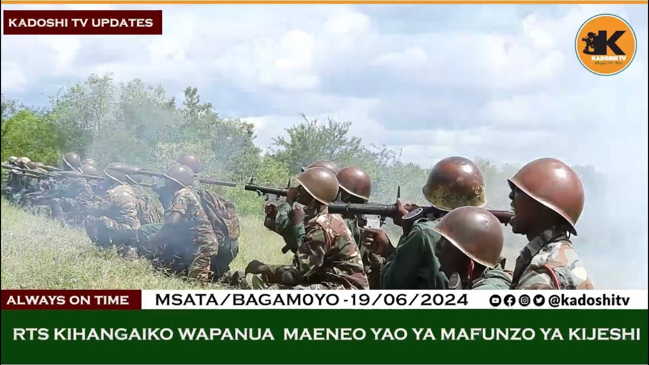 RTS KIHANGAIKO WAPANUA MAENEO YA MAZOAEZI YAO YA KIVITA