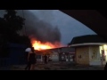 В Бердянске серьезный пожар на кировском рынке 