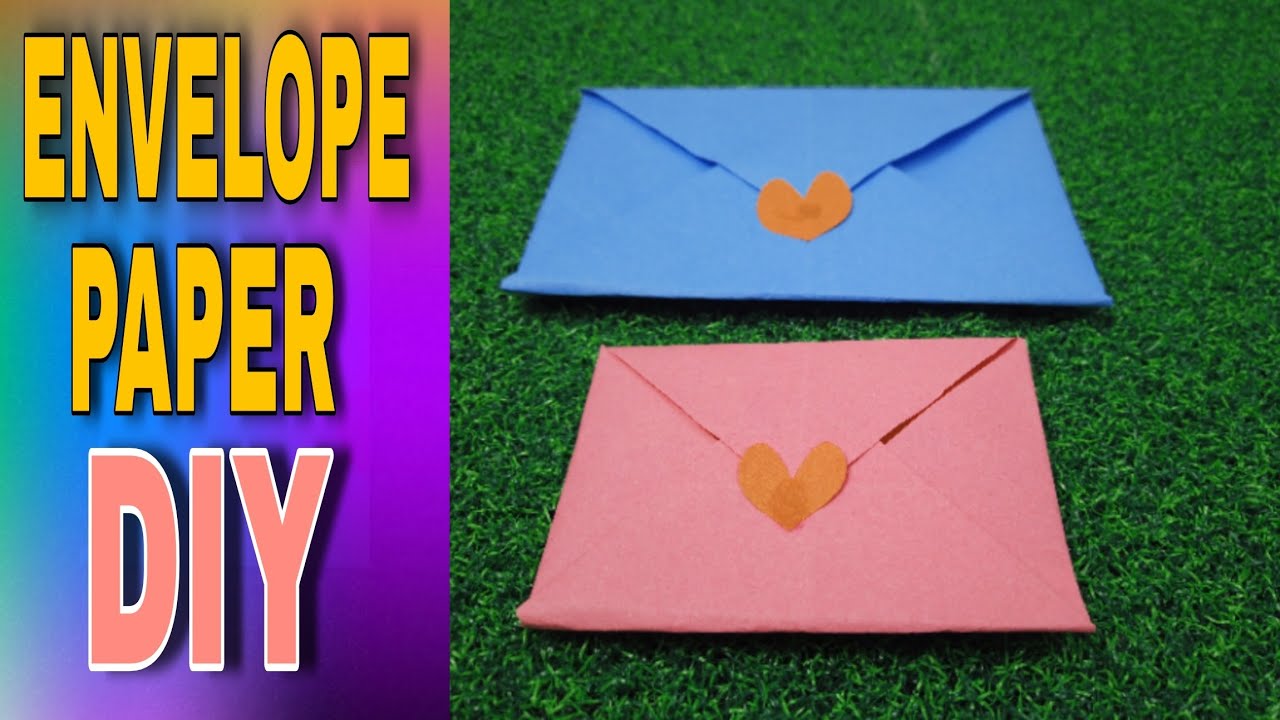 SUPER EASY ORIGAMI ENVELOPE TUTORIAL- DYI - YouTube