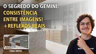 RENDERIZAÇÃO COM IA + REFLEXOS DE ESPELHOS NO SKETCHUP