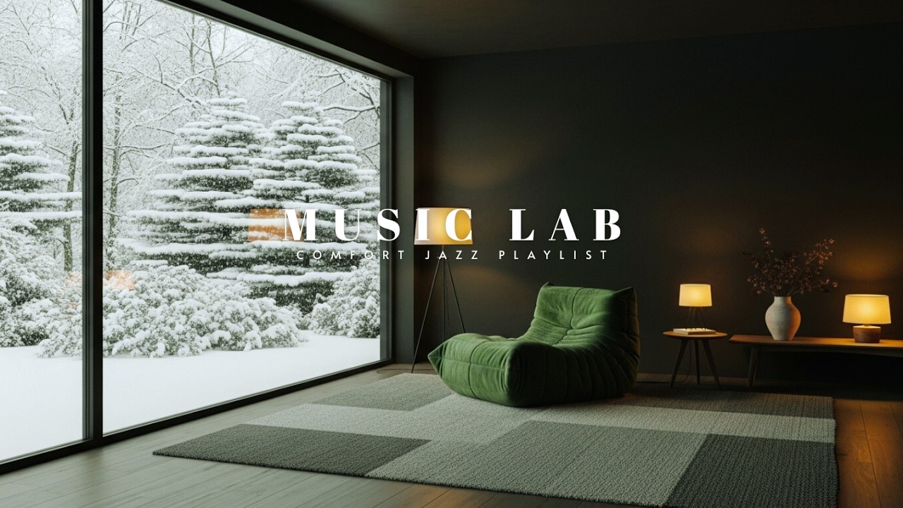 [Playlist] Snowy Window Jazz — Cozy Lounge Vibes for Relaxing, Reading & Unwinding